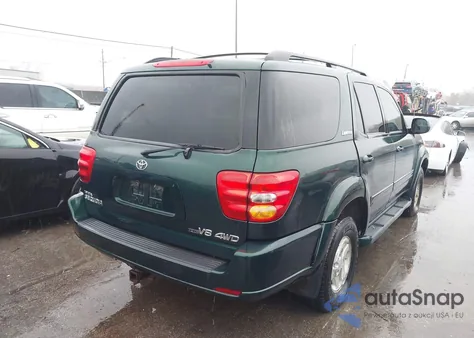 2002 Toyota Sequoia Limited V8 z USA, uszkodzony, nr VIN 5TDBT48A62S063947